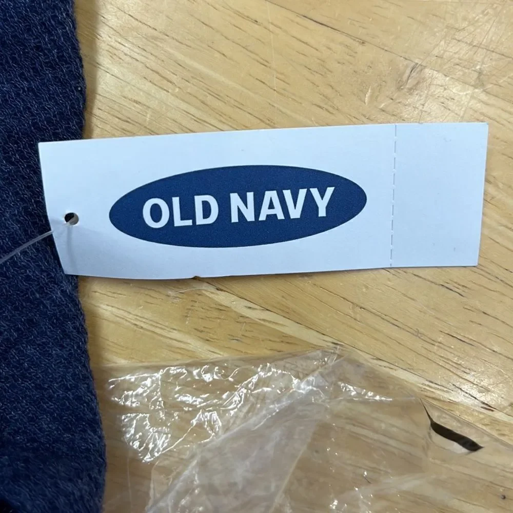 🔥4/$25 Old Navy Long Sleeve Thermal Navy Blue, 5t